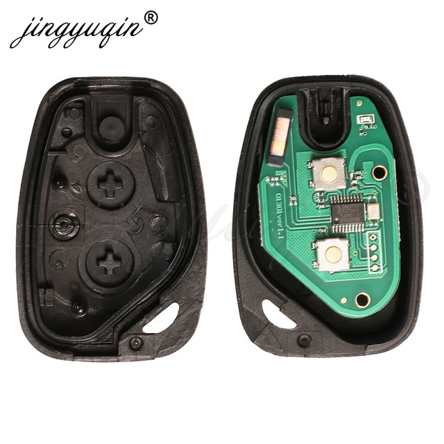 Jingyuqin กุญแจรีโมท91167009 5ชิ้น/ล็อตสำหรับเรอโนล์ทราฟฟิกต้นแบบ kangoo Vauxhall vivaro movano 433MHz ID46 2BTN ใบมีด 5