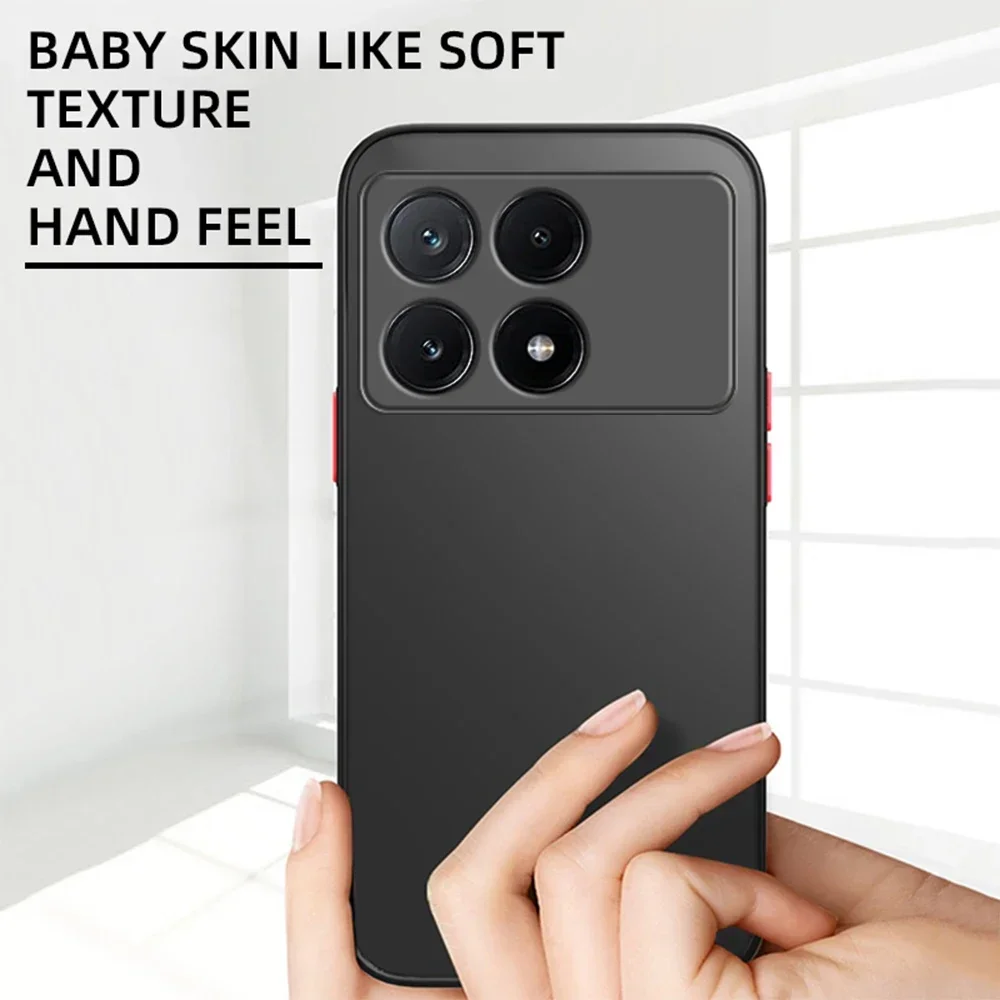 Shockproof Armor Matte Case with Soft Bumper and Hard Cover