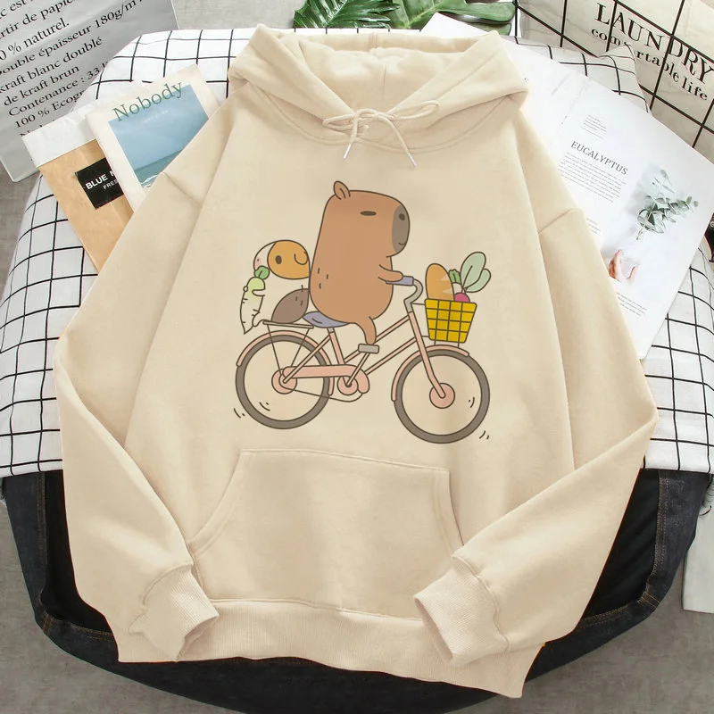 

Capybara hoodies men graphic Ulzzang printed anime male pullover hoddies harajuku Oversized