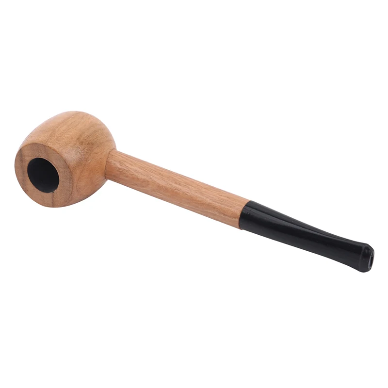 Wooden Smoking Tobacco Pipe Retro Straight Tobacco Filter Pipe Wood Smoking Wooden Gift smoking accessories,tobacco pipe,tobacco smoking accessories,smoking pipe