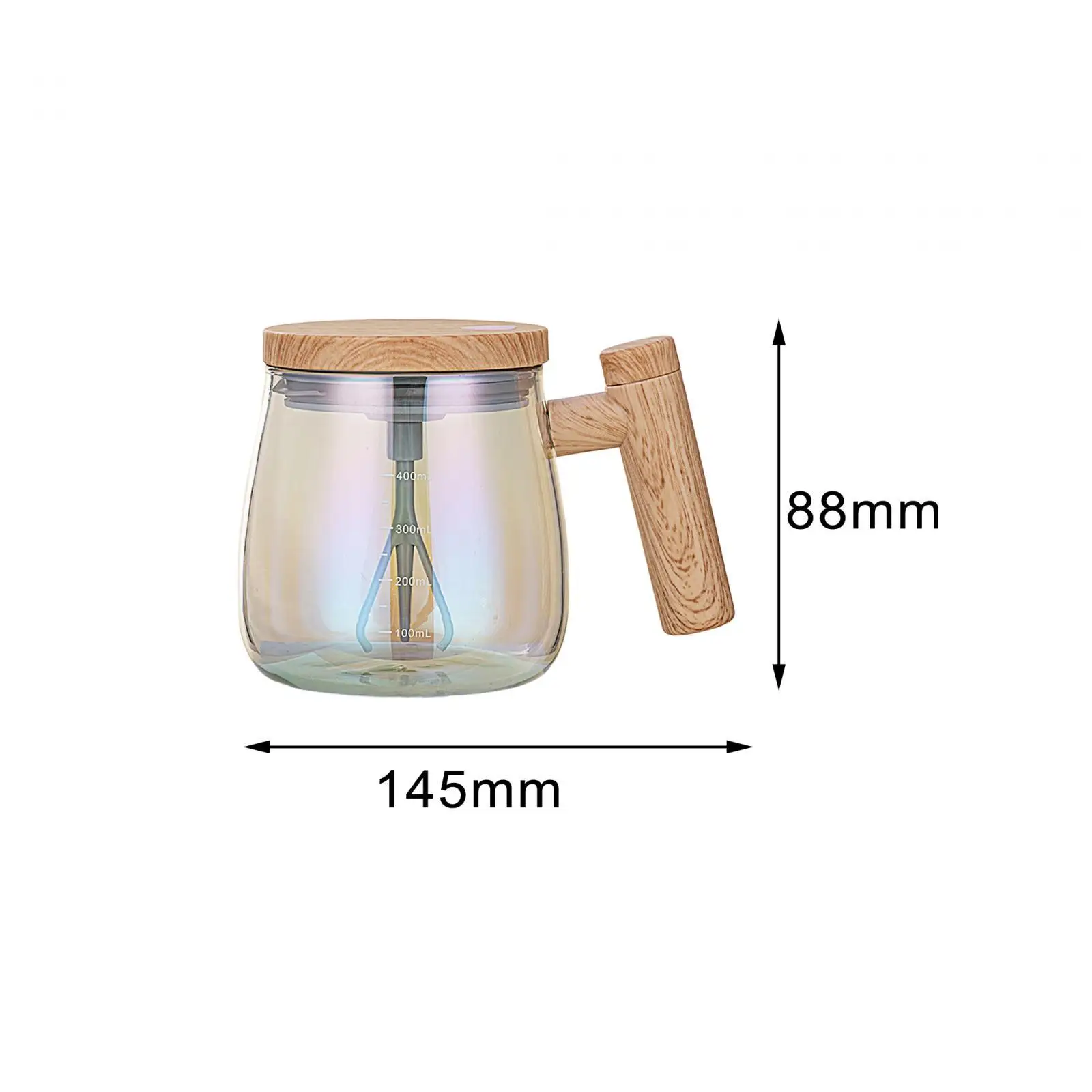 Auto Stirring Mug Self Mixing Mug 400ml Portable for Coffee Tea Milk Glass Self Mixing Coffee Mug Automatic Stirring Cup