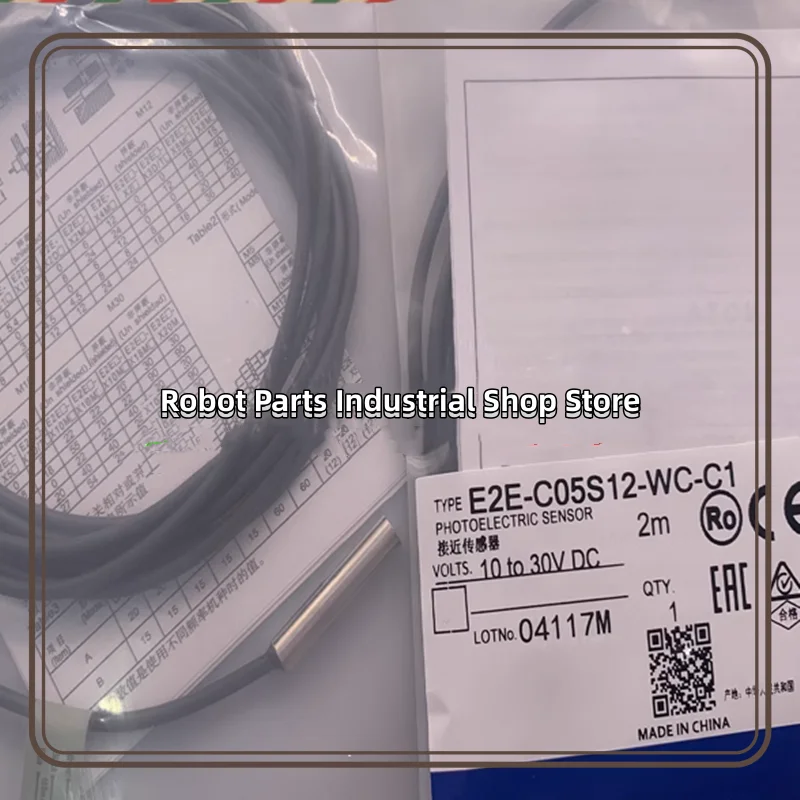 2 Pezzi Nuovo E2E-C04S12-Cj-B1 E2E-C04S12-Cj-B2 E2E-C04S12-Cj-C1 E2E-C04S12-Cj-C2 E2E-C05S12-Wc-C1 Sensore Di Prossimità