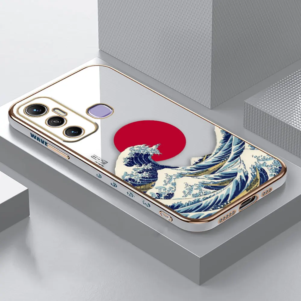 thumbnail image 1 of Cover Smooth E-TPU Phone Case Infinix HOT 40I 30I 30 20 20S 20I 12 12I 11 10 10S 10I 9 GT10 PRO Case The Great Wave Off Kanagawa, 1 of 5