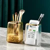 Luxury Makeup Brush Organizer Desktop Cosmetic Storage Box Office Pen Case Make Up Brushes Organizer Lipstick Sundries Holder 2