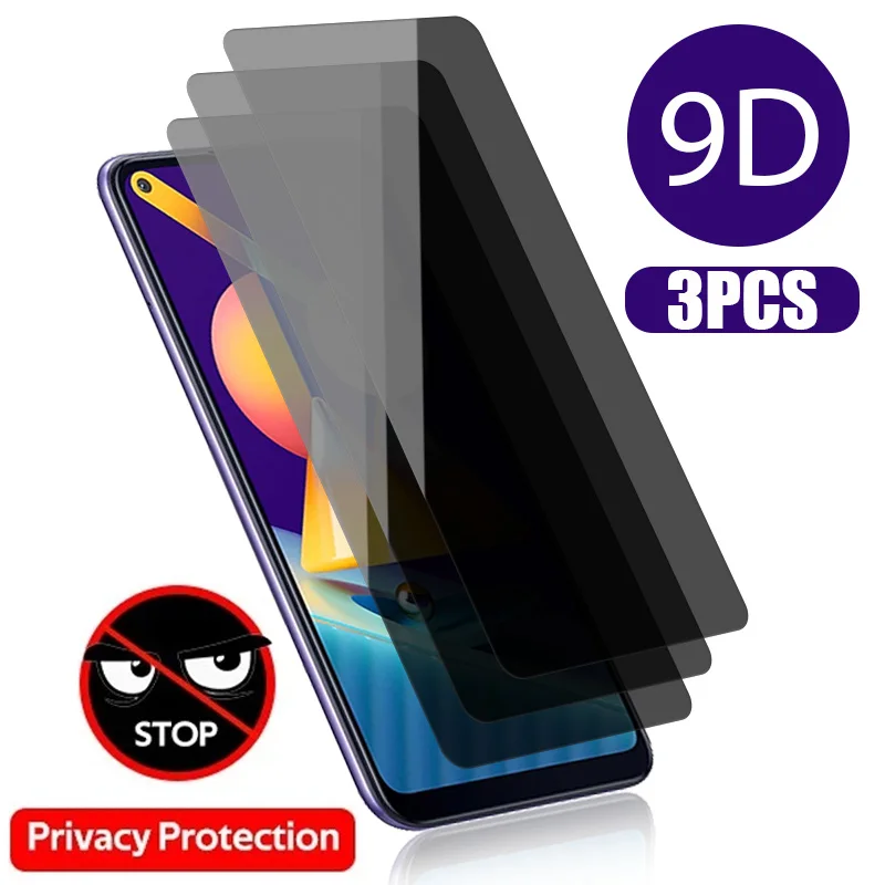 

3Pcs Anti Spy Tempered Glass For Samsung Galaxy A55 A34 A54 A05S A35 A25 A15 S23FE S21FE 5G Screen Protector Privacy Glass Film