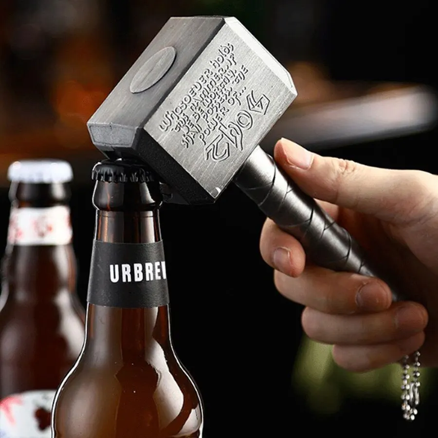 1pc 16.5cm Creative Bottle Opener Personalized Hammer Beer Bottle Opener Christmas Presents, Thanksgiving Gifts