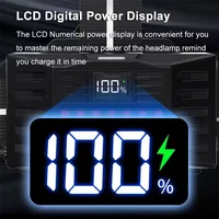 פנס ראש LED נייד סוג-C נטען פנס ראש LED מתכת אלומיניום פנס קמפינג דיג תאורה 3
