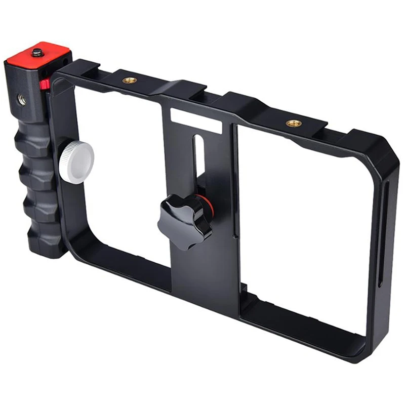 Le Migliori Offerte Pc02 Stabilizzatore Del Telefono Supporto Video Ultraleggero Per Gabbia Per Smartphone Per Iphone Xs Max Xr X 8 Plus