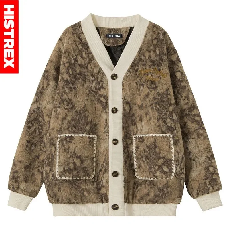 

Brand Winter Parkas Jackets Women ,Vintage Harajuku Jackets,Faux Fur Warm Men Coat,Fleece Parka Outerwear,Coat Menswear