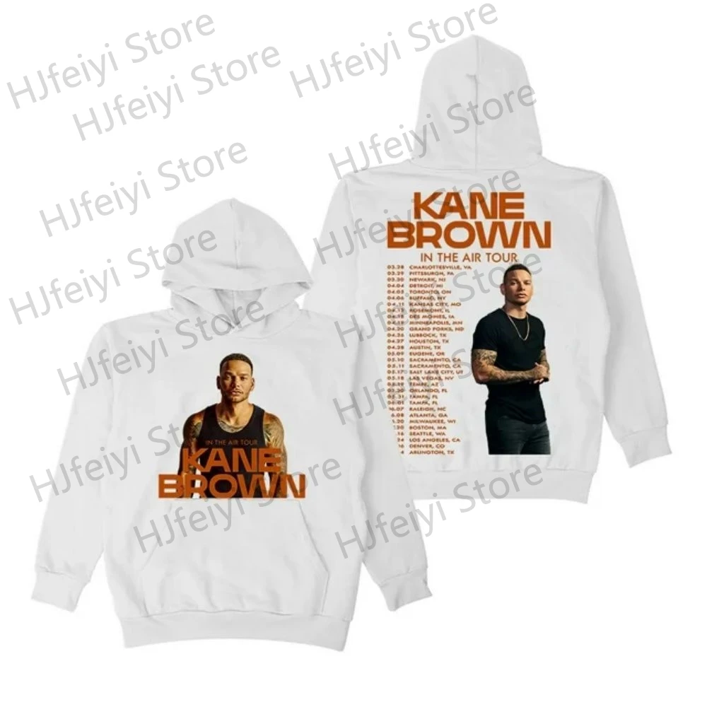 thumbnail image 1 of Sudadera con capucha Kane Brown In The Air Tour Merch Winter para hombre y mujer, sudadera unisex de manga larga, sudadera estilo pulóver, ropa de calle, 1 of 5