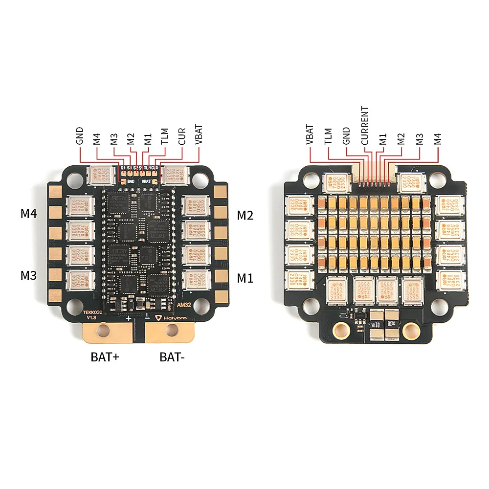 Holybro Tekko32 F4 MCU Metal 4in1 65A ESC (AM32) Выход PWM 16k~96k/4-6S LIPO 30,5x30,5 мм для гоночного дрона FPV thumbnail 3