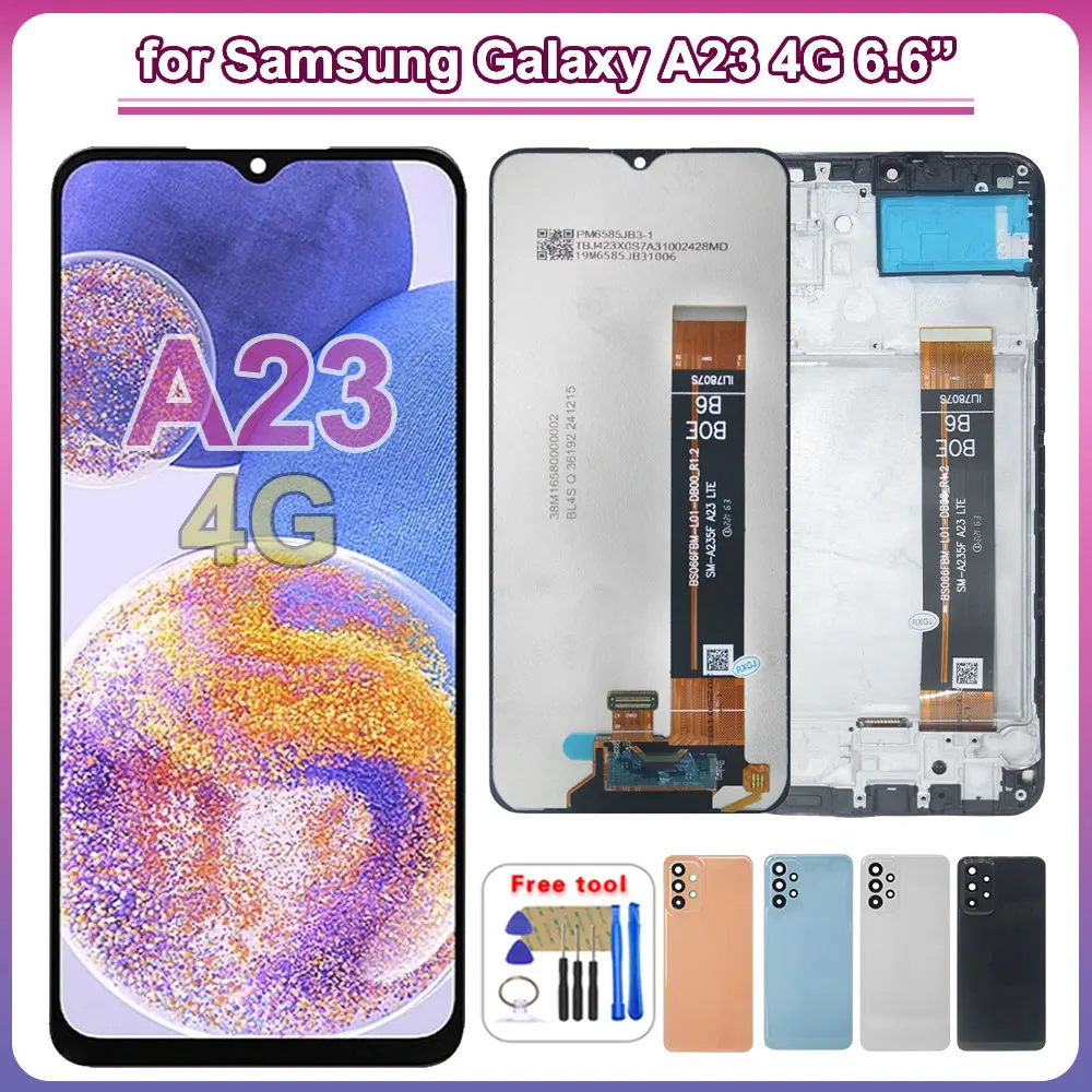 High-Quality LCD Display Touch Screen Digitizer Replacement for Samsung Galaxy A23 4G