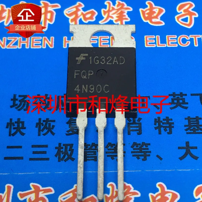 

5 шт.-10 шт. FQP4N90C TO-220 4A 900V Оригинал в наличии