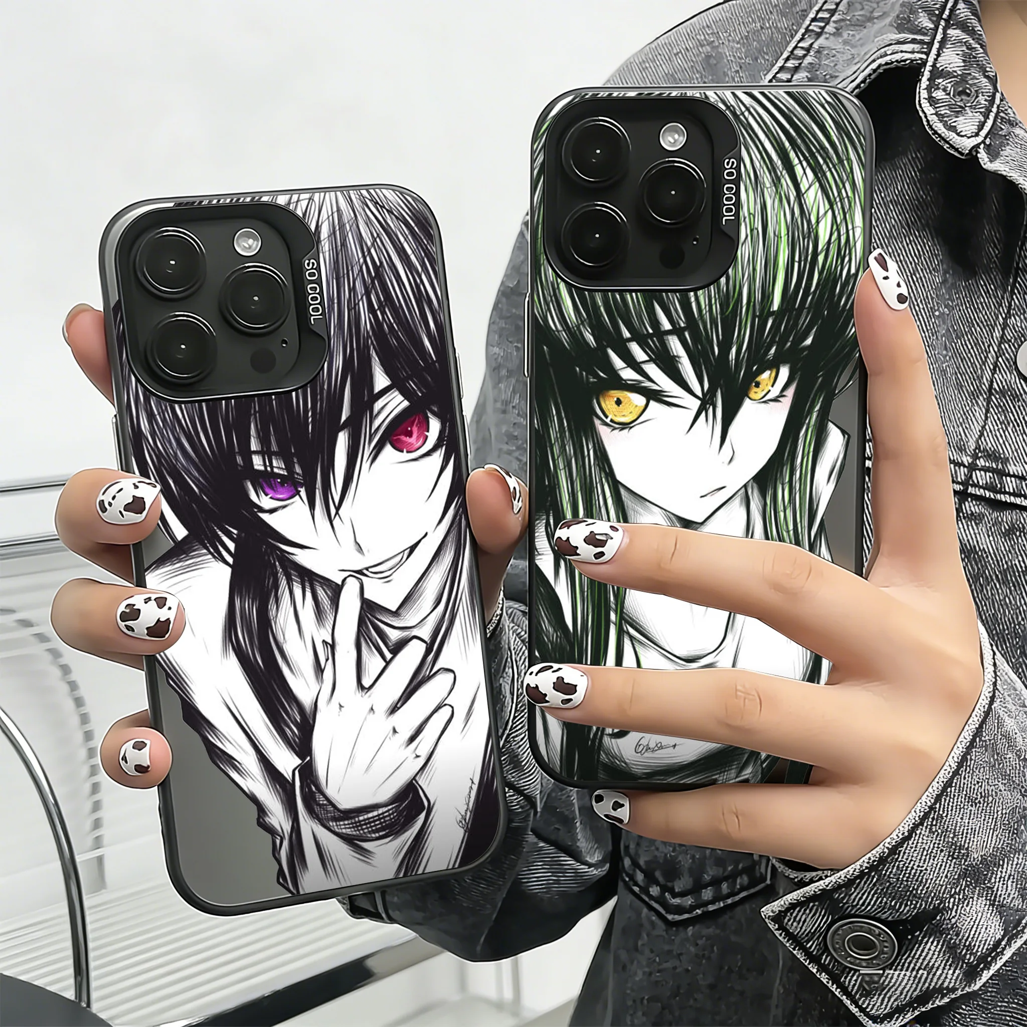 Luxury Comic Code Geass Themed Phone Case