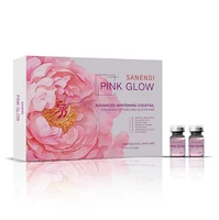 5ml Advanced Pink Glow Hyaluronic Acid Whitening Ampoule Liquid Face Cosmetology OEM Essence for Skin Care 10vials*5ML 2