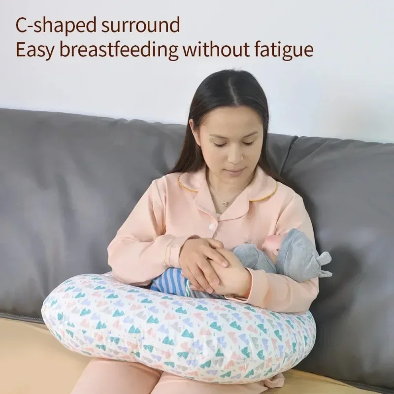 Pregnant Women's Breastfeeding Pillow MultiFunctional C-shaped Surround Waist Support Cushion Baby Nursing Feeding Pillow