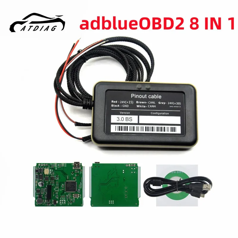 

Adblue Emulator 8 in1 V3.0 BS Super Quality adblue adblue 8 in 1 with Programing Adapter Truck Adblue Emulator