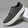 Men's Shoes Classic Casual Shoes Cow Suede Comfortable Sneakers For Men Luxe Leather Walking Shoes Lace-Up Luxury Man Sneaker 2