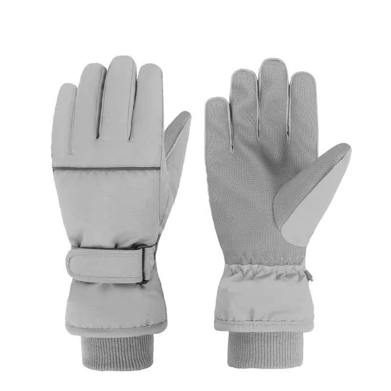 Children Ski Gloves Keep Finger Warm Waterproof Thicken Mittens Winter Snowboard Snow Kids Gloves for Boys Girls