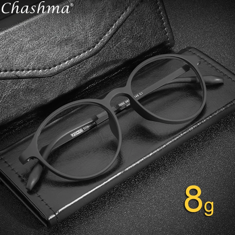 

Retro Round Glasses Frame Men Women TR90 Titanium Alloy Glasses Ultralight Optical Myopia Prescription Eyeglasses Frame