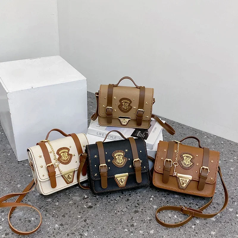 Hermione Materiali Artigianali Fai Da Te Hogwarts Badge Messenger Bag Potter Shoulder Crossbody Handheld Small Square Cambridge Bag Gifts