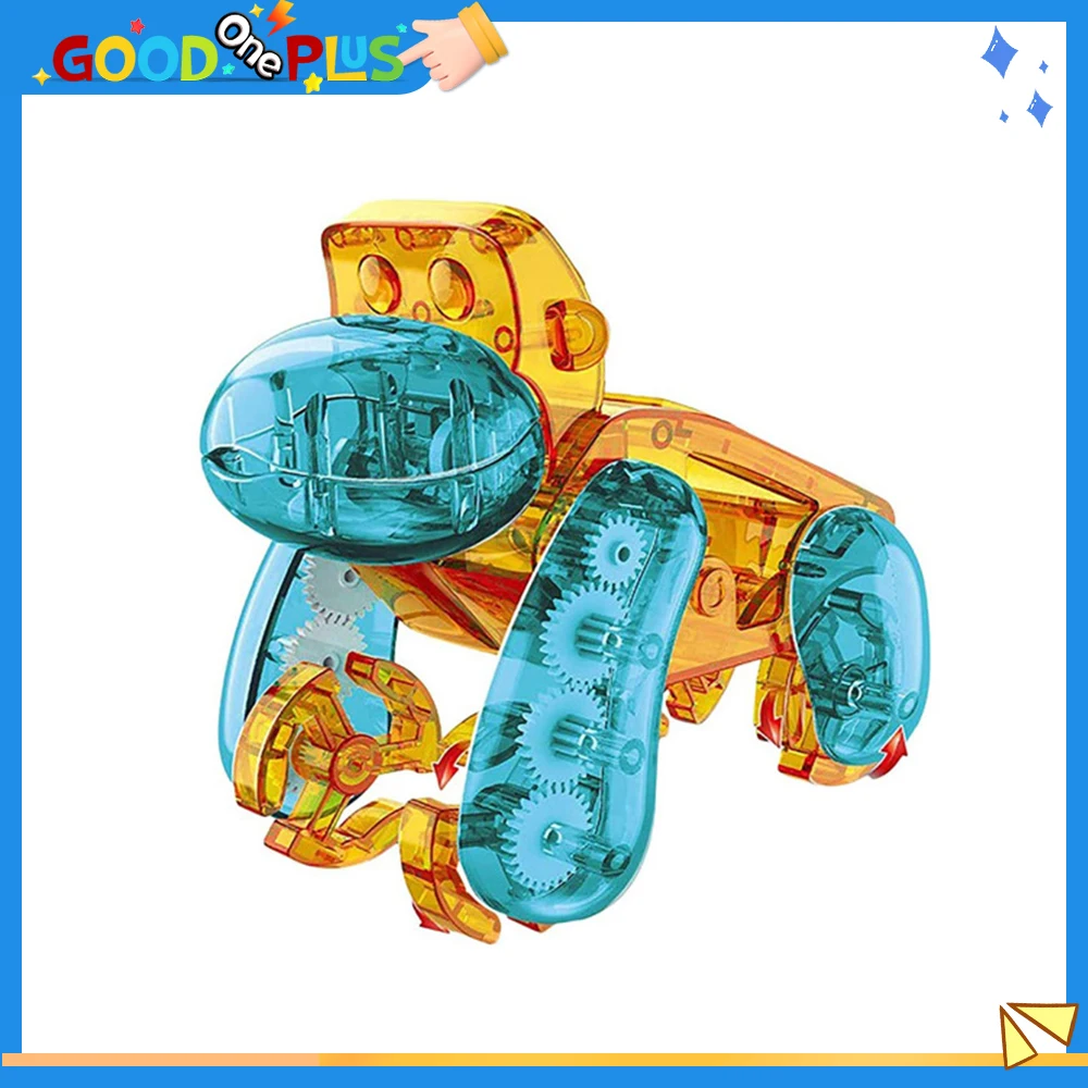 Solar Energy Technological Gadgets Diy Assembled Animal Model Mechanical Bricks Building Block Science Educational Toy Novel Toy