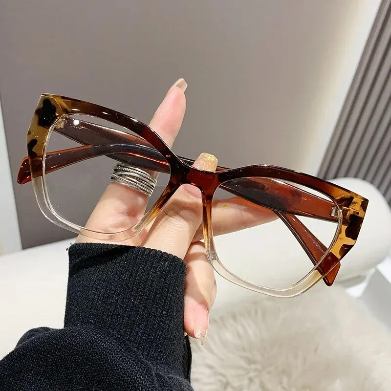 Anti Blue Light Glasses Cat Eye Frame For Men Women Optical Lens Replaceable Eyewear