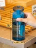550ml/18.6oz Transparent Water Bottle Water Cup For Men Women Students With Filter And Anti-fall With Scale Sports Portable Bott 6
