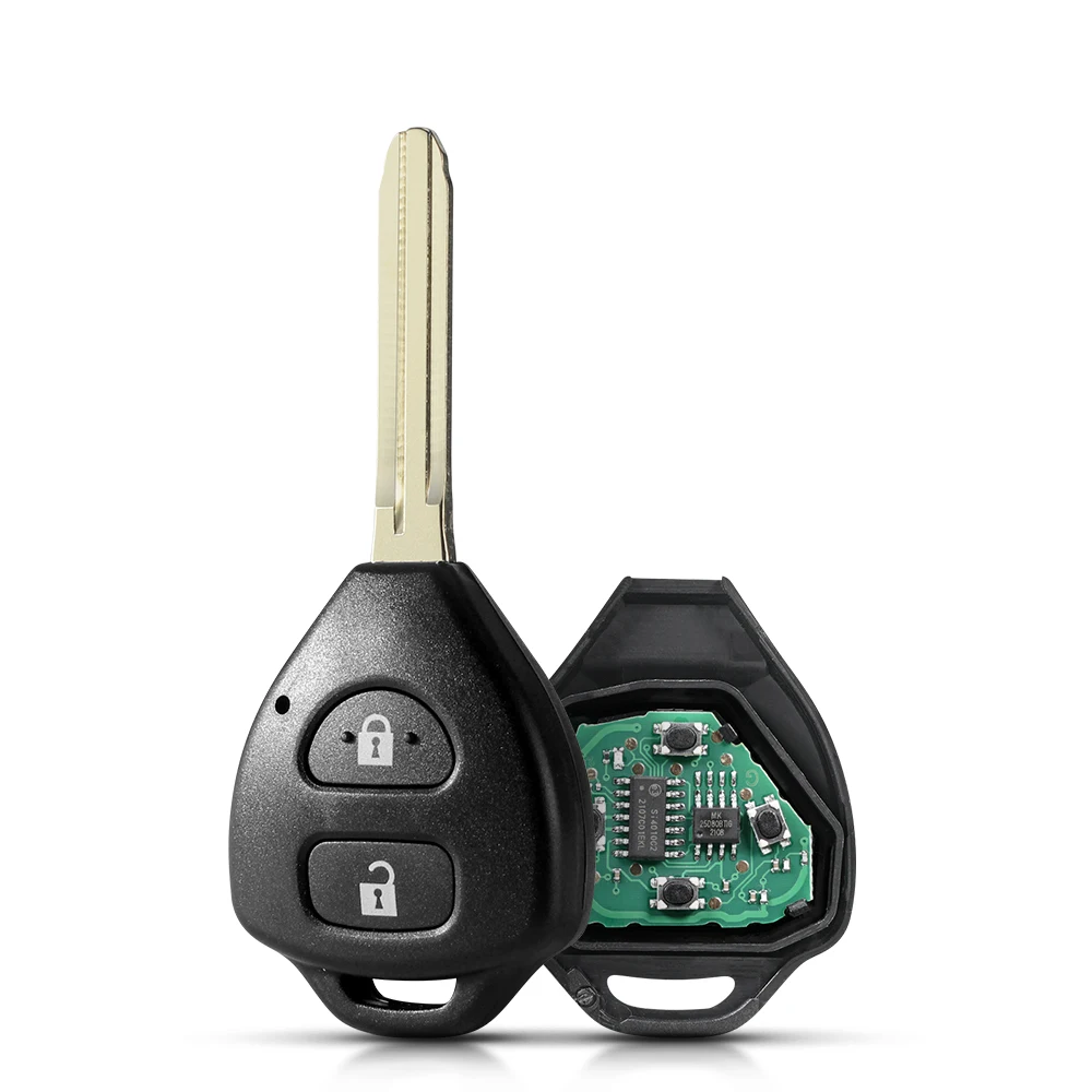 Replacement Key Fob Shell Case For 2010-2012 Toyota RAV4 | Fits Remotes HYQ12BBY, GQ4-29T, MOZB41TG (Case Only)