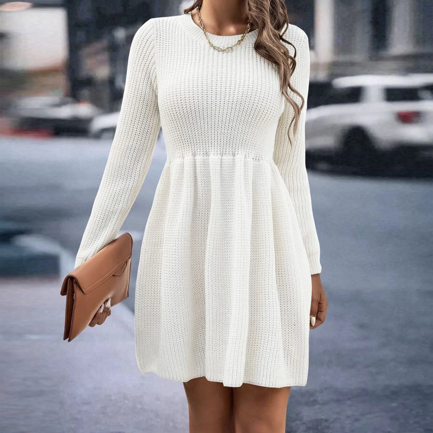 High Waist Hollow Out Fashion Mini Dress Female Elegant Patchwork Solid Pleated Party Dress Slim Long Sleeve Women Dress 19 High Waist Hollow Out Fashion Mini Dress Female Elegant Patchwork Solid Pleated Party Dress Slim Long Sleeve Women Dress