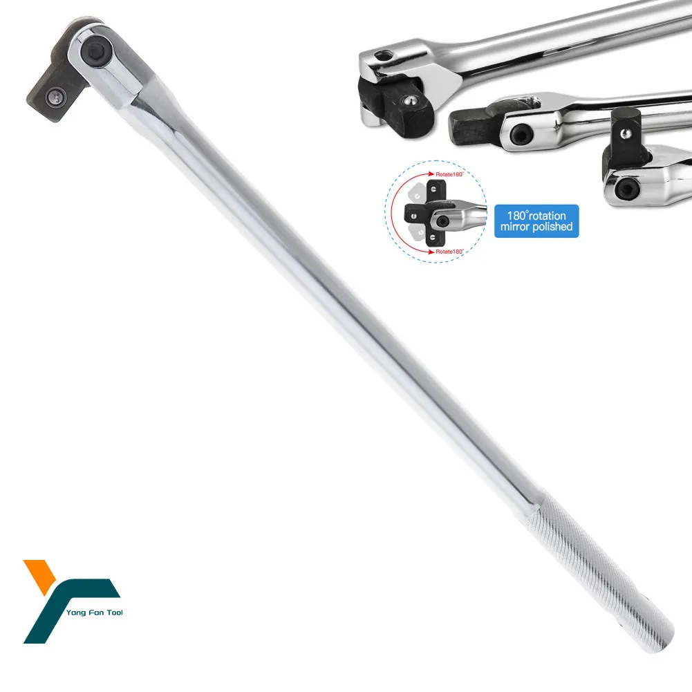 

1/2'' F Rod Wrench Socket 10'' 15'' 18'' Torque Wrench Long Force Bar Activity Head Strong Lever Steering Handle Repair Tool