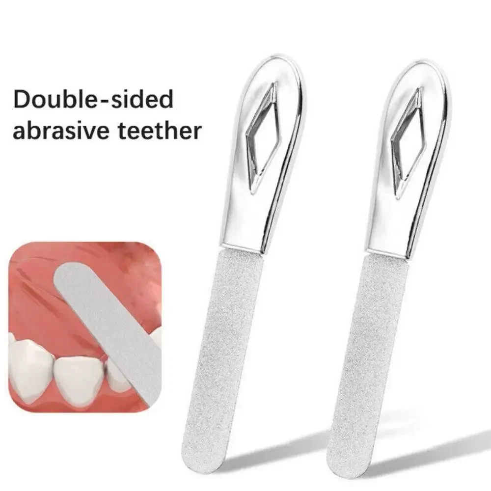 Stainless Steel Dental Correction Tooth Grinding File with Frosted Surface