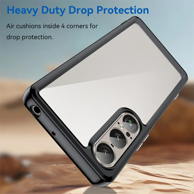 Transparent Colorful TPU Protective Phone Case Cover