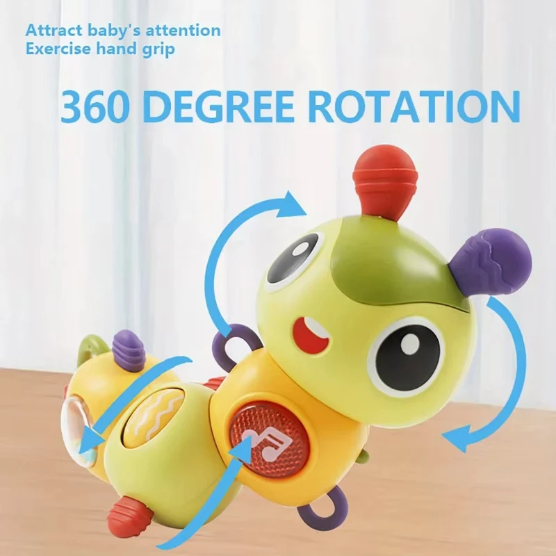 Baby Musical Sensory Toys for Babies 6-12 Months Infant Toddler Sound and Light Interactive Toy Rattles Motor Skill Toys for Kid - 6
