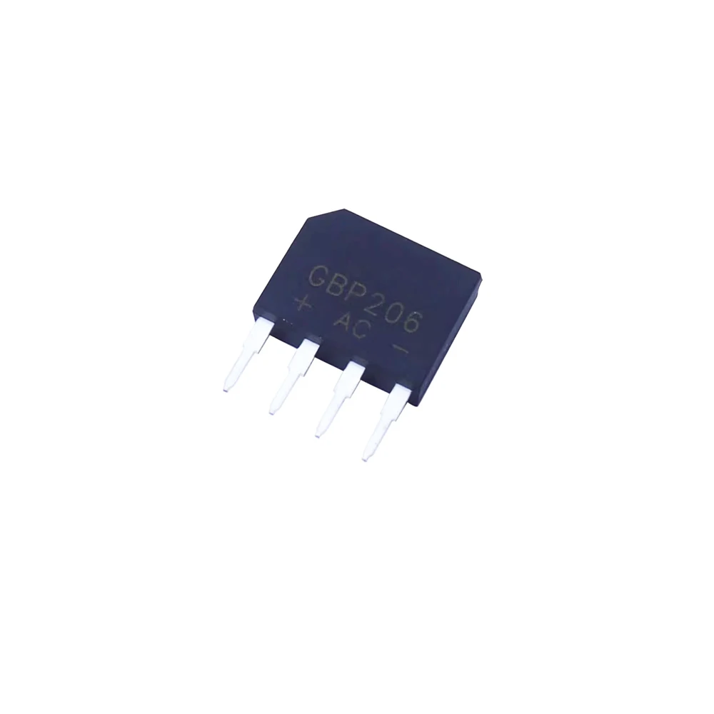 Diode Bridge Rectifier Electrical Rectifier Diodes Rectifier Diodes Electrical Diodes Electrical Component 5PCS/LOT GBP206 GBP208 GBP210 GBP306 GBP307 GBP310 GBP406 GBP408 GBP410 DIP-4 Bridge Rectifiers Single Phase Standard