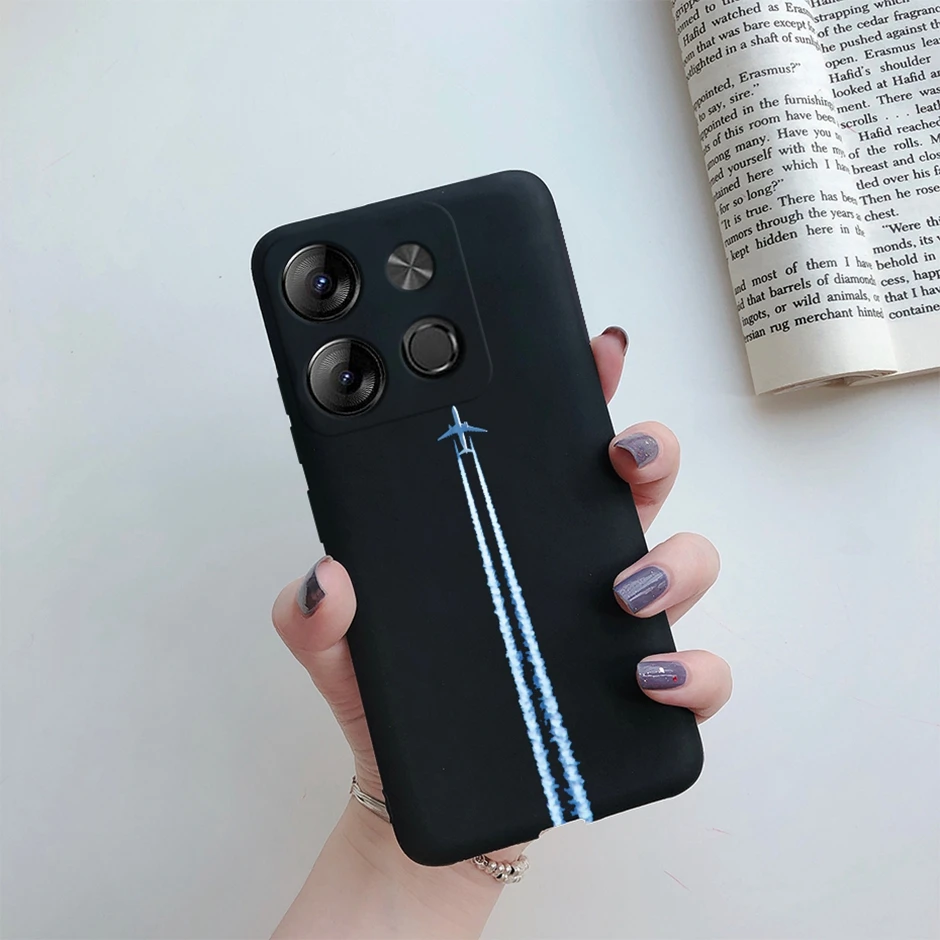 Tecno POP Silicone Daisy Shockproof Phone Cover