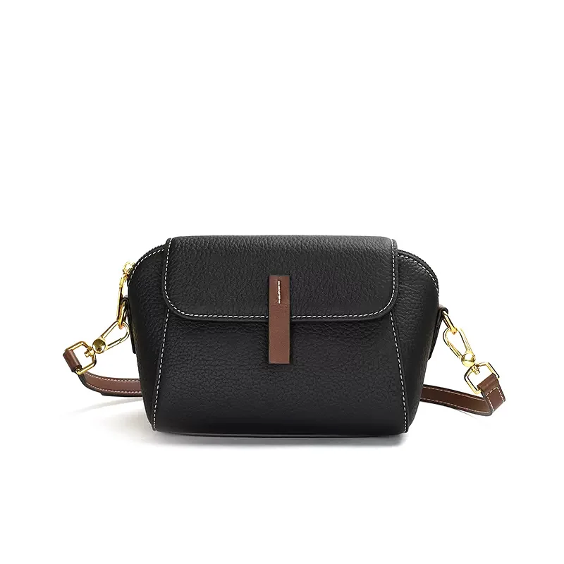 

Shoulder Tote Bag Crossbody Handbag Women's Cowhide Y2k White True Leather Top Layer Chain Highquality Versatile Retro Fashion