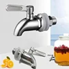 Bar Beverage Wine Barrel Faucet Drink Dispenser Tap Spigot Water 304 Stainless Steel Coffee Juice Taps Silver 12mm 16mm 1