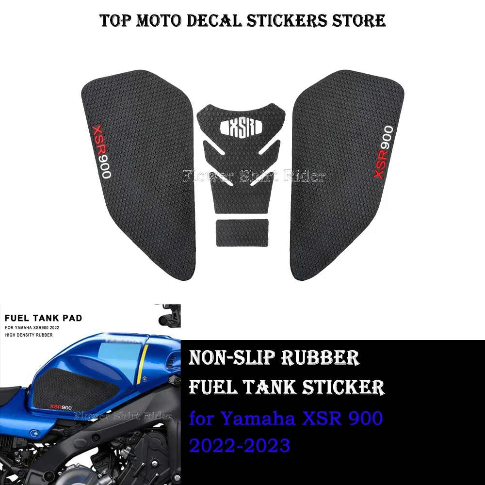 Tank Grips for Yamaha XSR 900 XSR900 2022 Stickers Fuel Tank Pad Tank Protection Sticker Knee Grip Decal Gas Knee Grip Traction