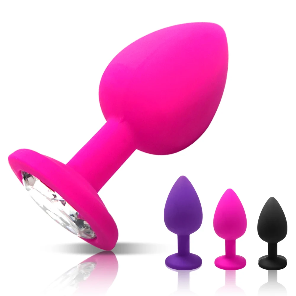 Anal Plug Set With Acrylic Diamond For Beginners And Advanced_voghion.com