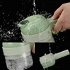 4-in-1 Handheld Electric Vegetable Cutter Set - Spiral Slicer Masher Kitchen Tool 3