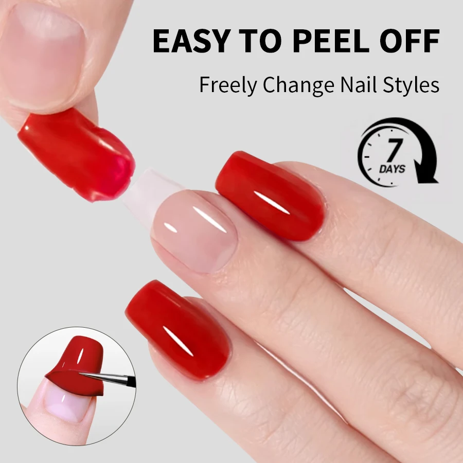 RSNAIL Peel Off Base Gel 10g Clear Primer UV Gel Nail Polish Base Semi Permanent Air Dry For Protect Care Nails Art Glue