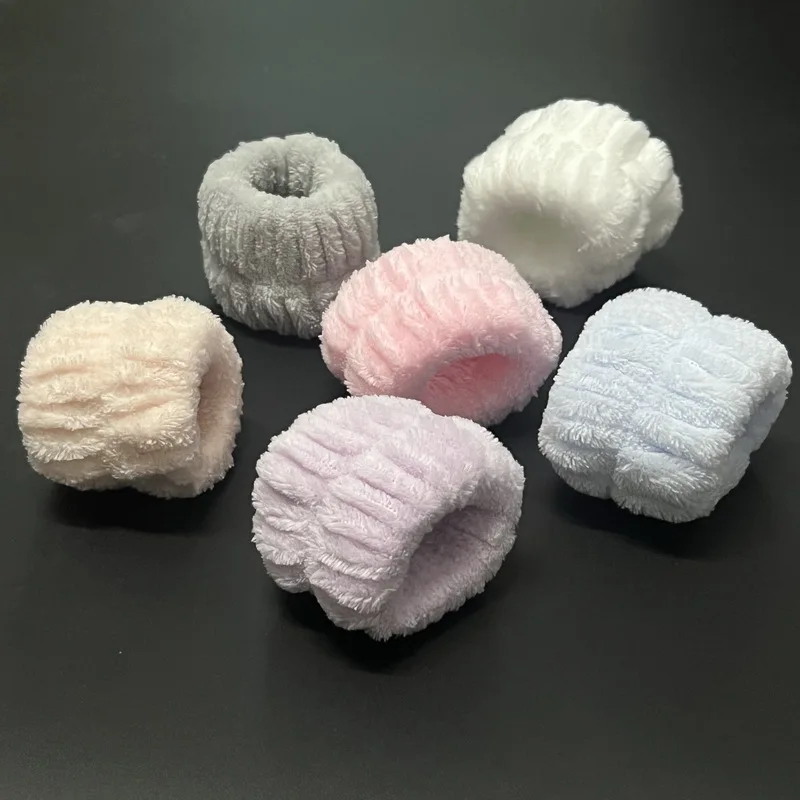 Wrist Wash Band For Women Sweatband Wrist Towels For Washing Face Sport Cuffs Sweat Band Makeup Wristband Hair Ring wrist sweat wristbands wrist sweatband