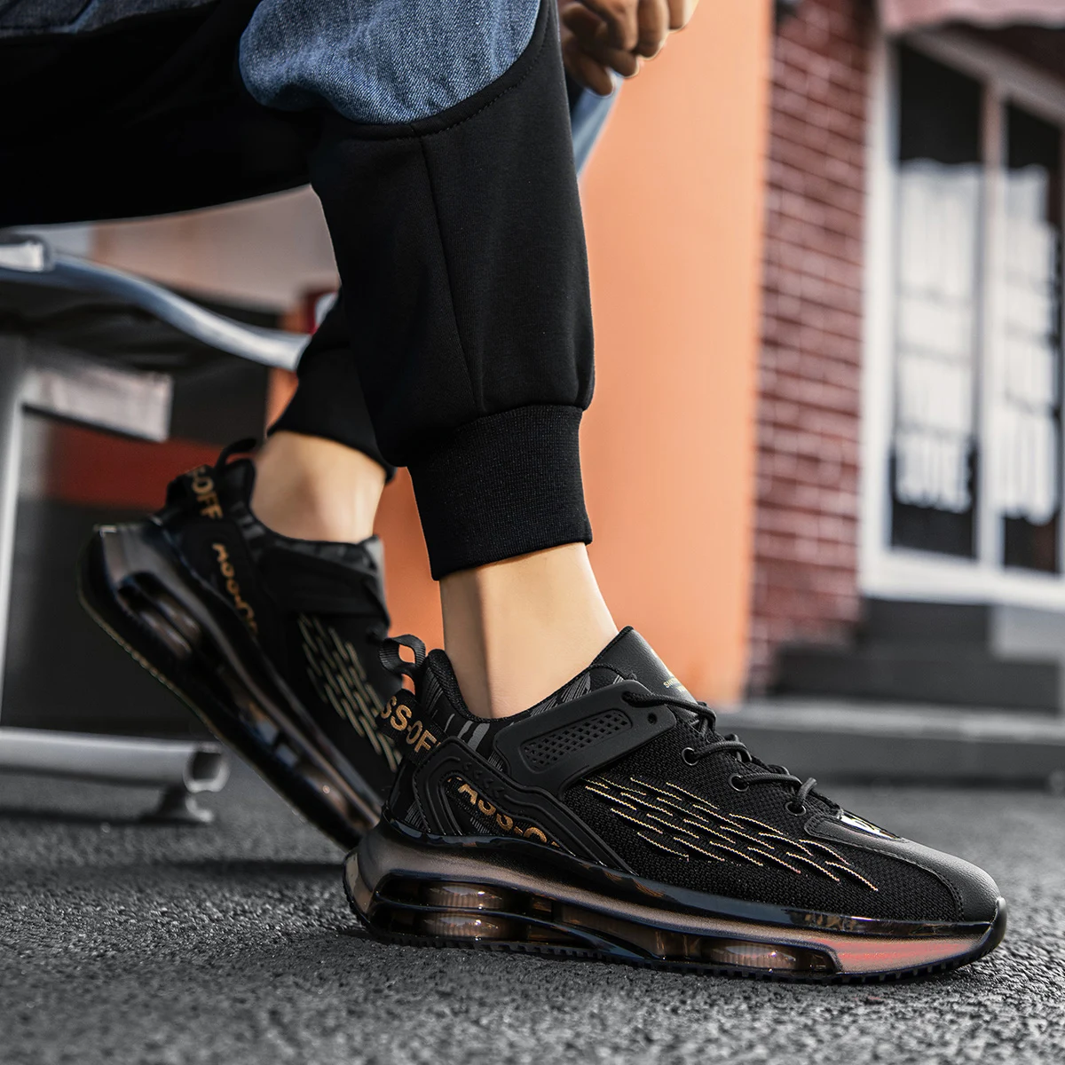 Men's Shoe Fashion Breathable Versatile Casual Men's Sneakers Rubber Soles Non-slip Wear Comfortable Outdoor Men's Safety Shoes 6