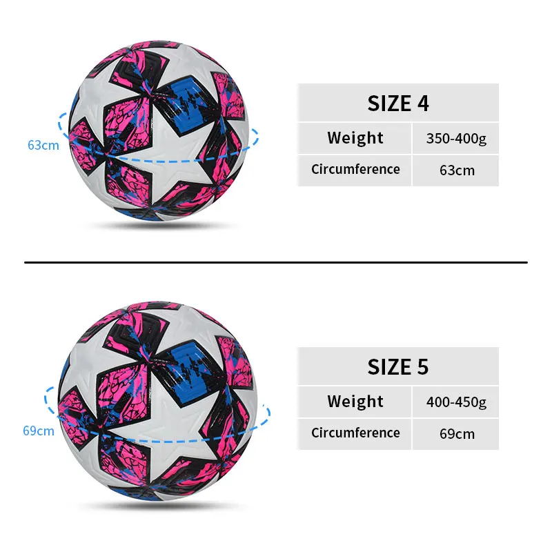 Standard Size 5 Size 4 Soccer Ball Professional 2