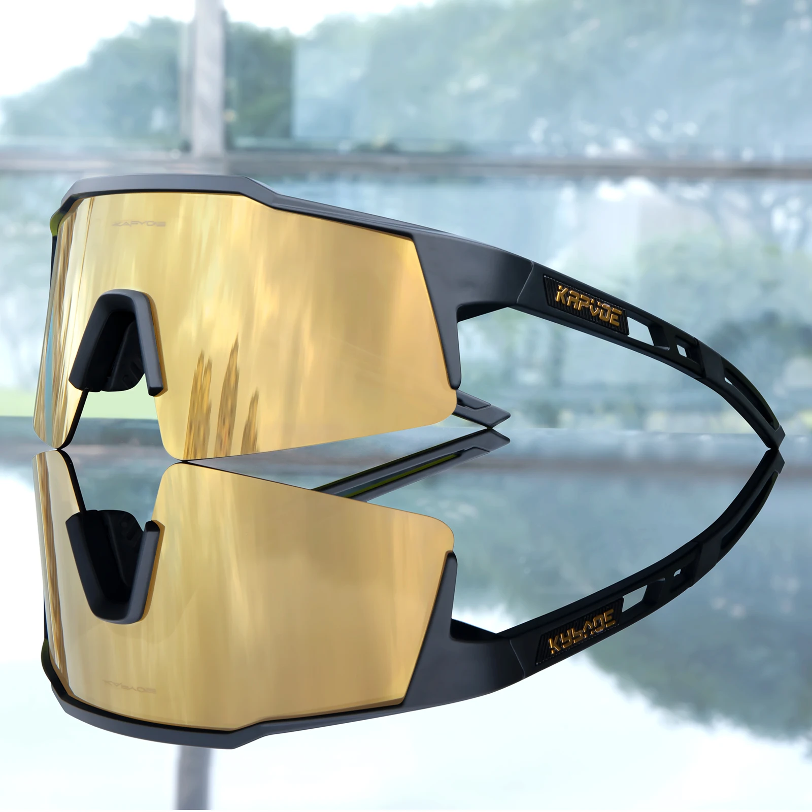 Gafas de sol para ciclismo, hombre y mujer, protección UV