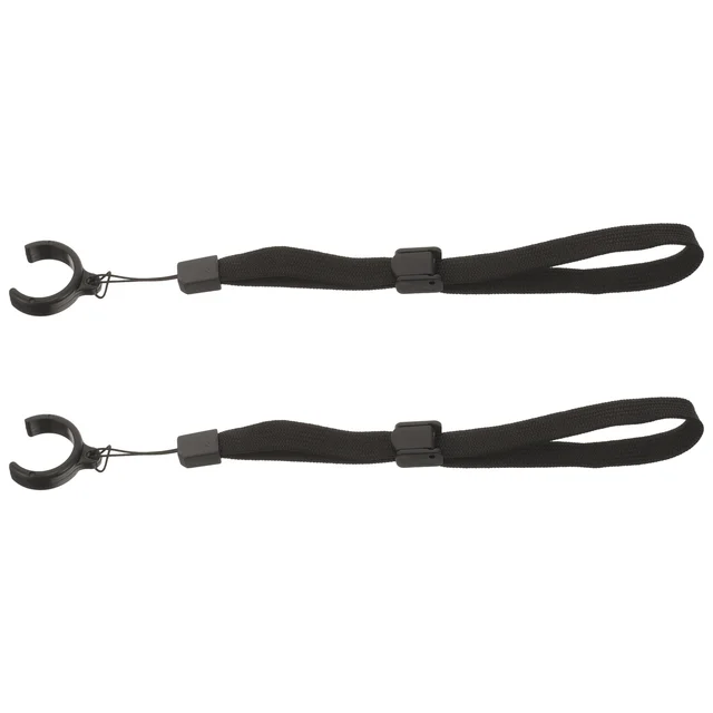 2 Pcs Wrist Straps Crutch Bracelet Walking Stick Rope Wristband Telephone Canes Anti Lost Lanyard Pole Elder