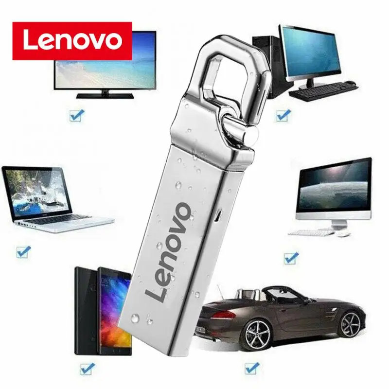 Nuovo Lenovo 2Tb Usb Flash Drive Usb 3.0 Pen Drive Impermeabile Pendrive 1Tb Memoria Usb Per Ps4 Ps5 Gaming Spedizione Gratuita Flash Disk