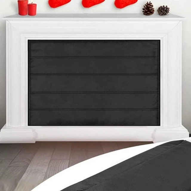 Magnetic Fireplace Cover Mantle Warmth Draft Guard Indoor