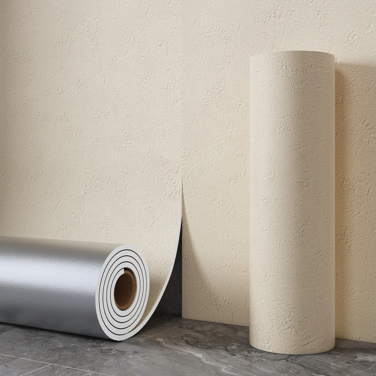 Kunststenen wandpanelen PU cementtextuur Wainscotingpanelen voor binnenmuren Waterdicht Lichtgewicht voor muur